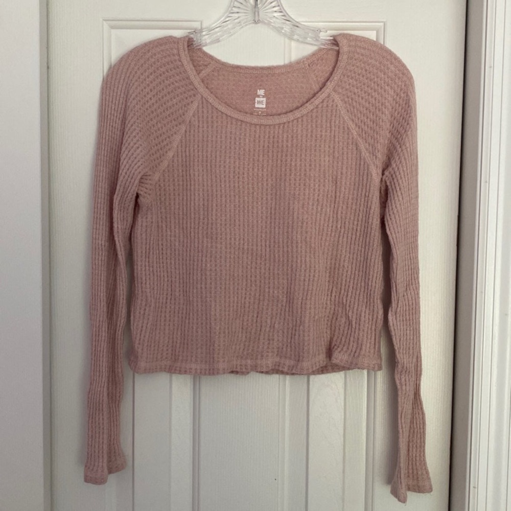 Cropped Pink Sweater